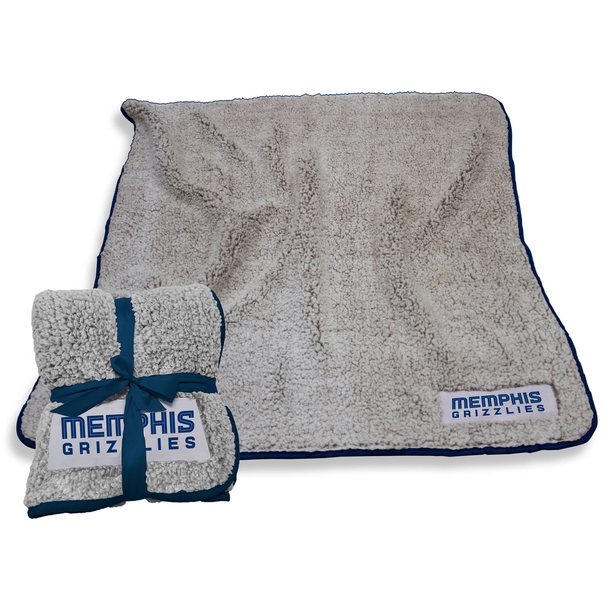 Logo Brands - Memphis Grizzlies 50" x 60" Frosty Fleece Team Blanket - Multicolor
