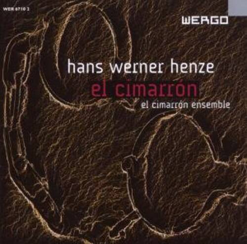 WER 67101  
WERGO  
hans werner henze  
el cimarrón  
el cimarrón ensemble