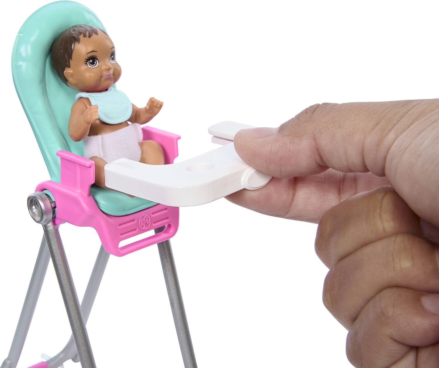 Alt View 1. Mattel - Barbie Skipper Babysitters Inc Dolll & Mealtime Playset, African American   - COLLECTIBLES - Multicolor.