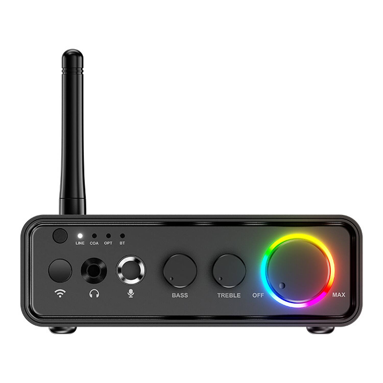 LINE COA OPT BT  
BASS TREBLE OFF MAX