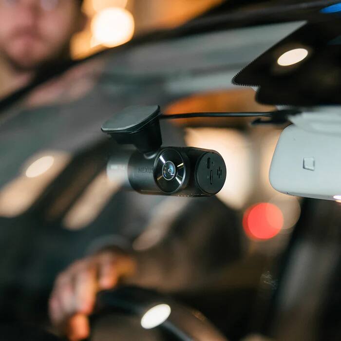 Alt View 1. Vantrue - Vantrue - N2X 2.7K HDR 2 Channels Dashcam, Night Vision, Parking Mode, Voice Control, 5GHz Wi-Fi & GPS, Mobile App - Black.