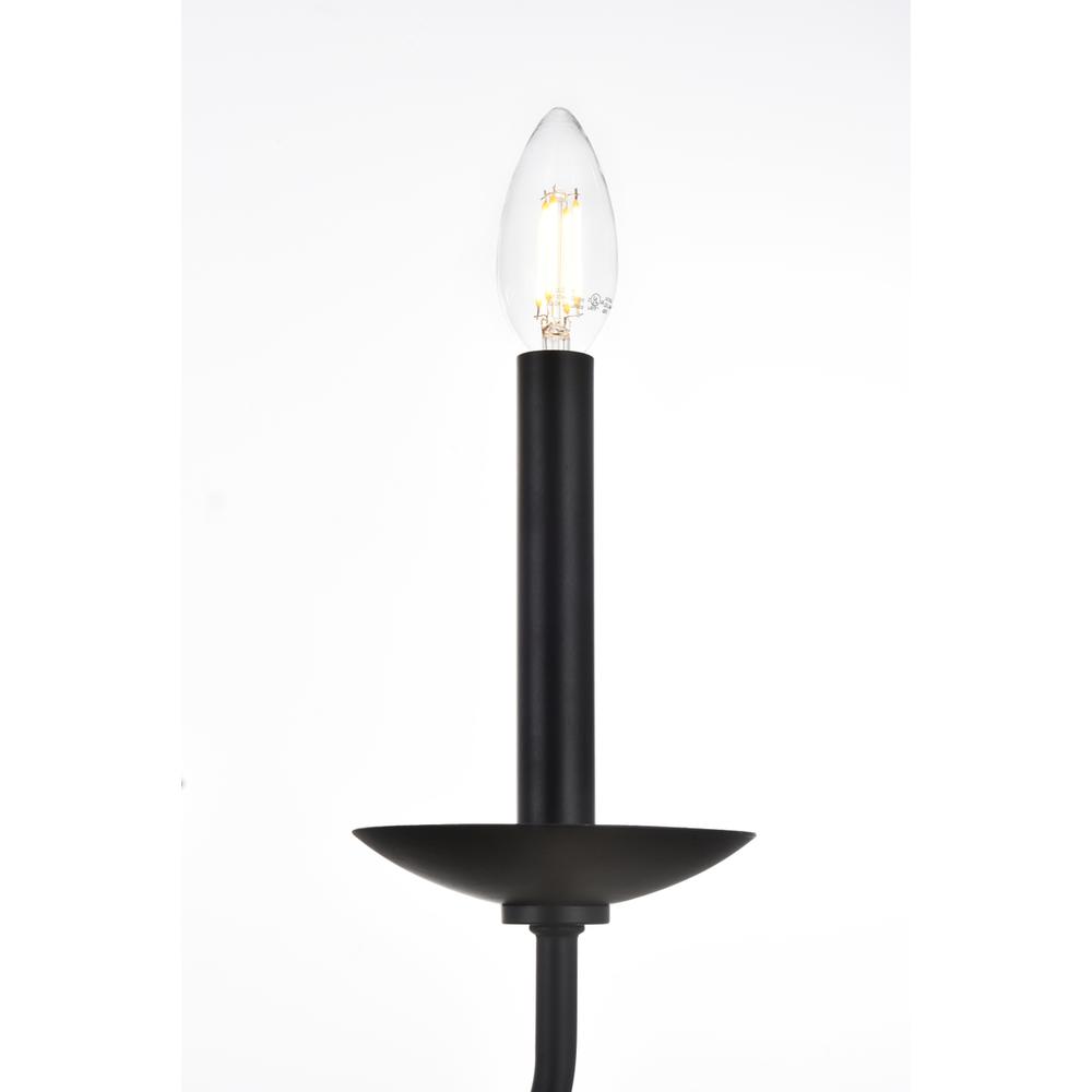 Alt View 1. Living District - Cohen 30 inch pendant in black - Black.