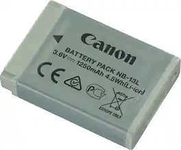 Rechargeable Lithium-ion Battery for Canon NB-13L