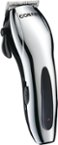 Conair - 22-Piece Rechargeable Cord/Cordless Hair Cutting Kit - Chrome - Angle