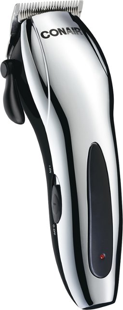 Angle Zoom. Conair - Rechargeable Dry Hair Trimmer - Chrome.