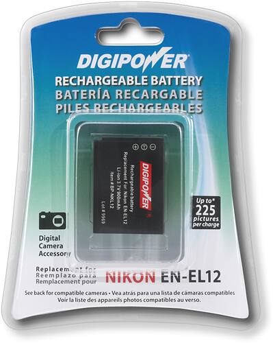 Best Buy: Digipower NKL12 Rechargeable Lithium-Ion Battery for Select ...