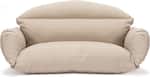 Front. LeisureMod - LeisureMod 2-Person Swing Chair Cushion, Plush Oxford Fabric, Weather-Resistant Hanging Egg Chair Replacement - Taupe.