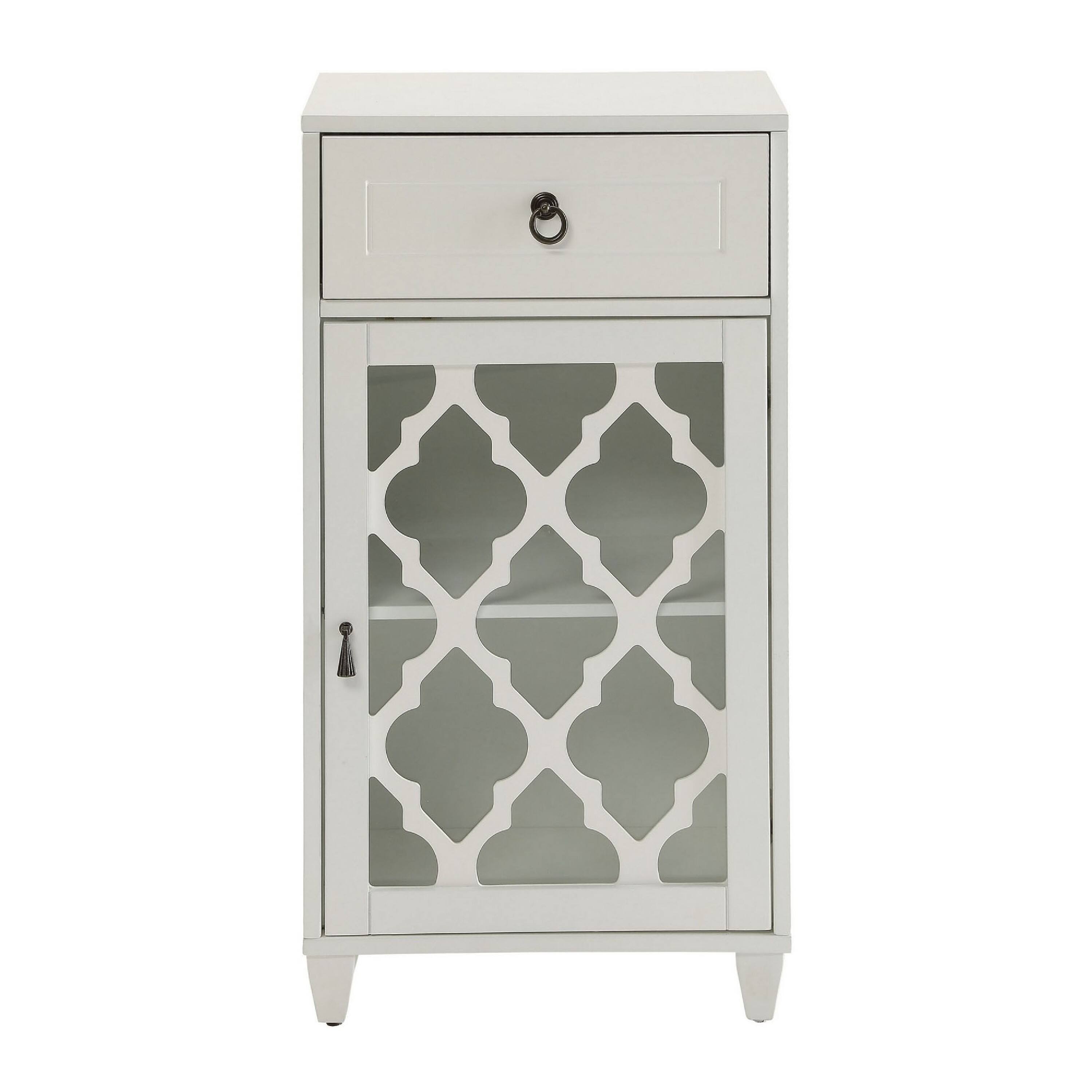 Alt View 1. Manhattan Lane - Faddish Side Table - White.