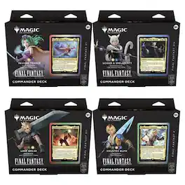 Wizards of The Coast - Magic: The Gathering | FINAL FANTASY Commander Deck Display - Commander: FINAL FANTASY (FIC)