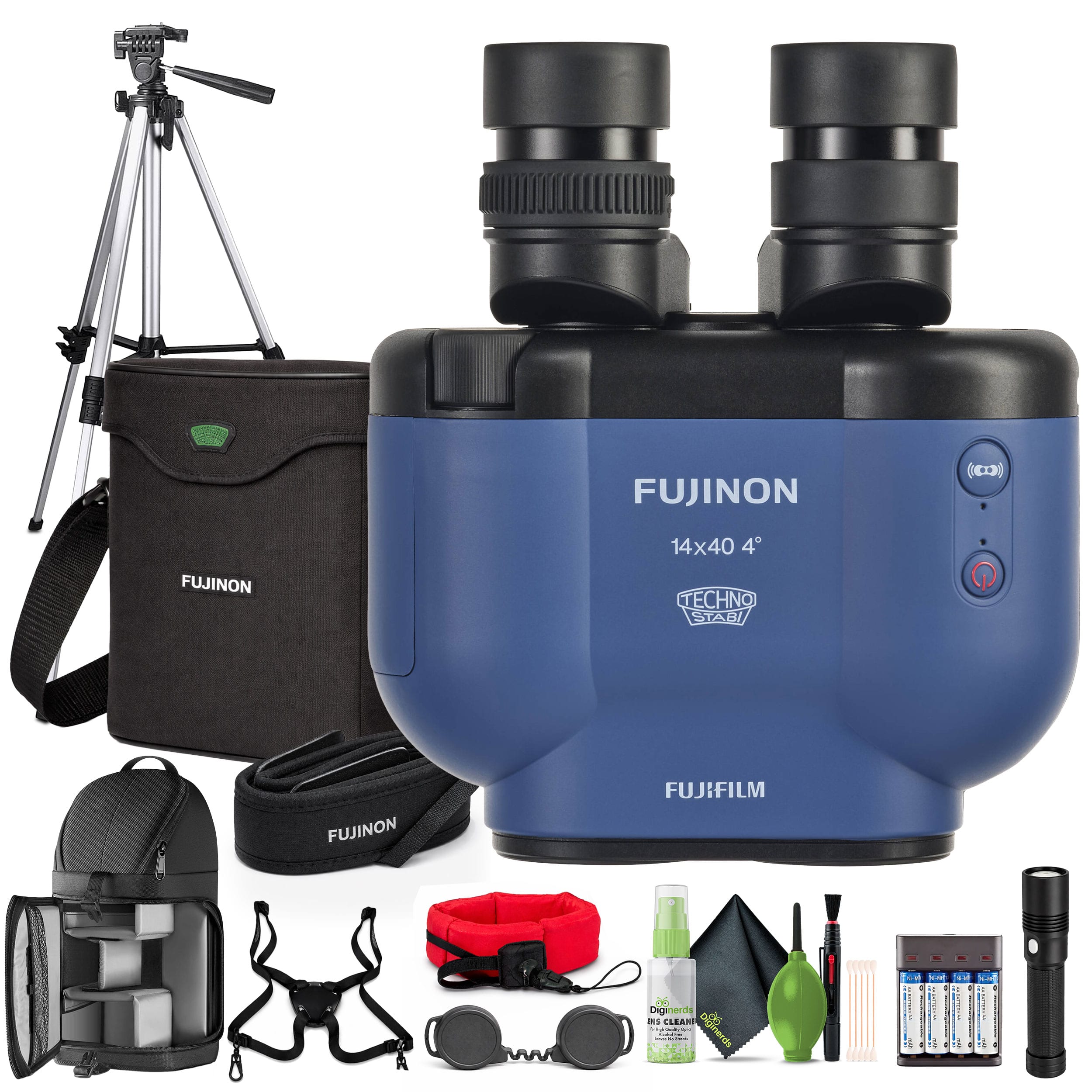 Fujifilm - Fujinon Techno-Stabi TS-X 14x40 Image-Stabilized Binoculars (Navy)