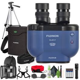 Fujifilm - Fujinon Techno-Stabi TS-X 14x40 Image-Stabilized Binoculars (Navy)