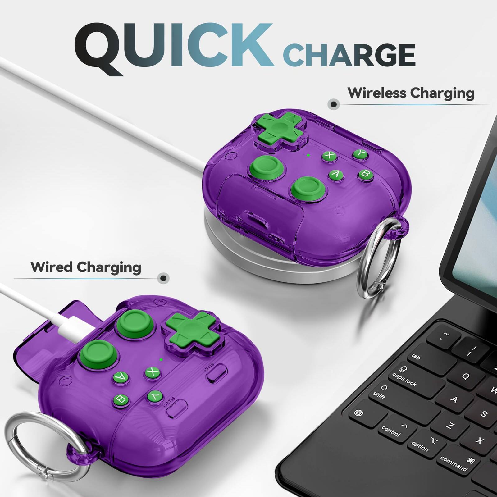 QUICK CHARGE

Wireless Charging

Wired Charging