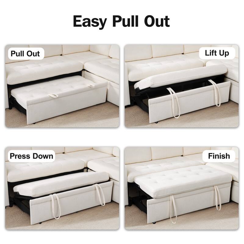 Easy Pull Out  
Pull Out  
Lift Up  
Press Down  
Finish