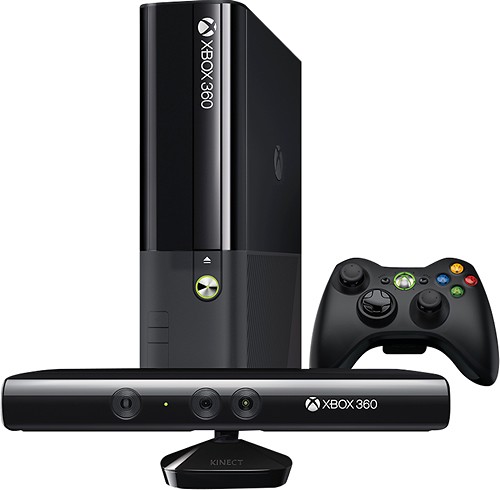  Microsoft - Xbox 360 E 4GB Console with Kinect