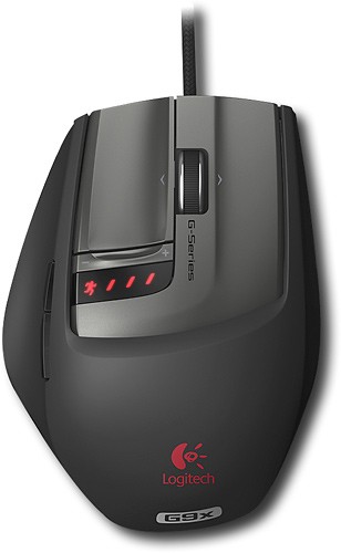 Best Buy: Logitech G9x Laser Mouse Black 910-001152