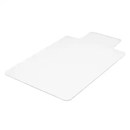 Front. Winado - Frosted Surface Office Chair Mat 30" x 48" Mat for Carpet-Free Floor Protection - Clear.