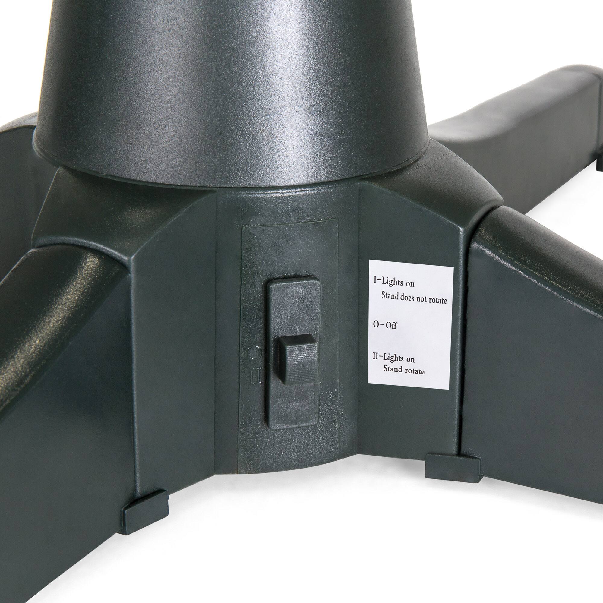 I-Lights on  
Stand does not rotate  

O- Off  

II-Lights on  
Stand rotate