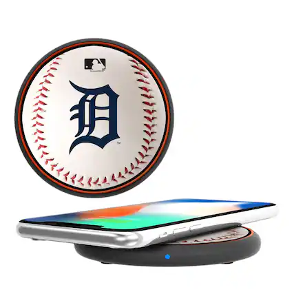 Front. Keyscaper - Detroit Tigers Wireless Charging Pad - Multicolor.