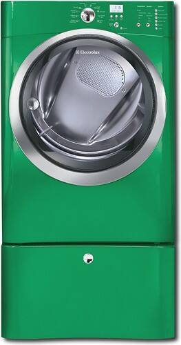 Front Standard. Electrolux - 8.0 Cu. Ft. 11-Cycle Extra-Large Capacity Gas Dryer - Kelly Green.