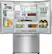 Alt View Standard 3. Samsung - 23 Cu. Ft. Counter Depth French Door Refrigerator w/ Thru-the-Door Ice & Water - Stainless-Steel.