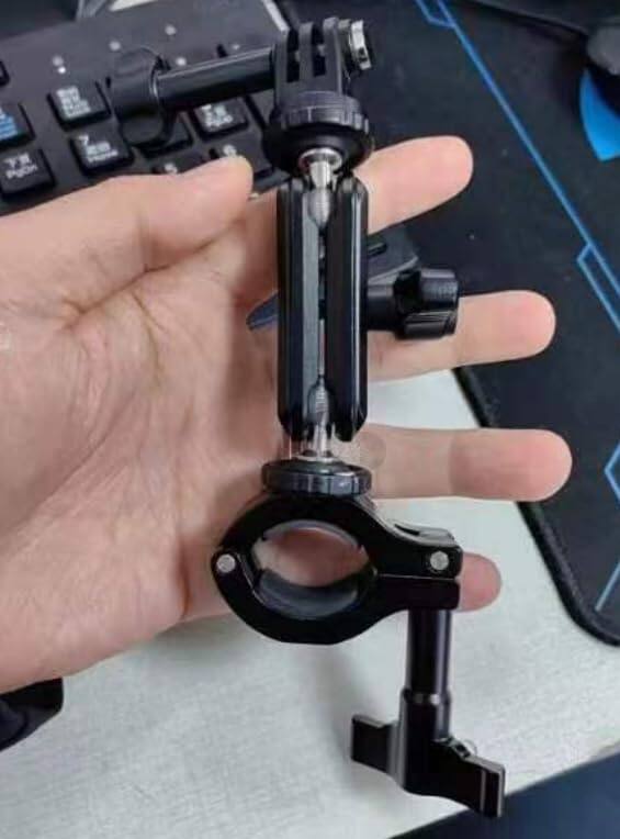 Angle. Neewer - Action Cam Pole Mount, Dual 360° Ball Heads, 1/4".