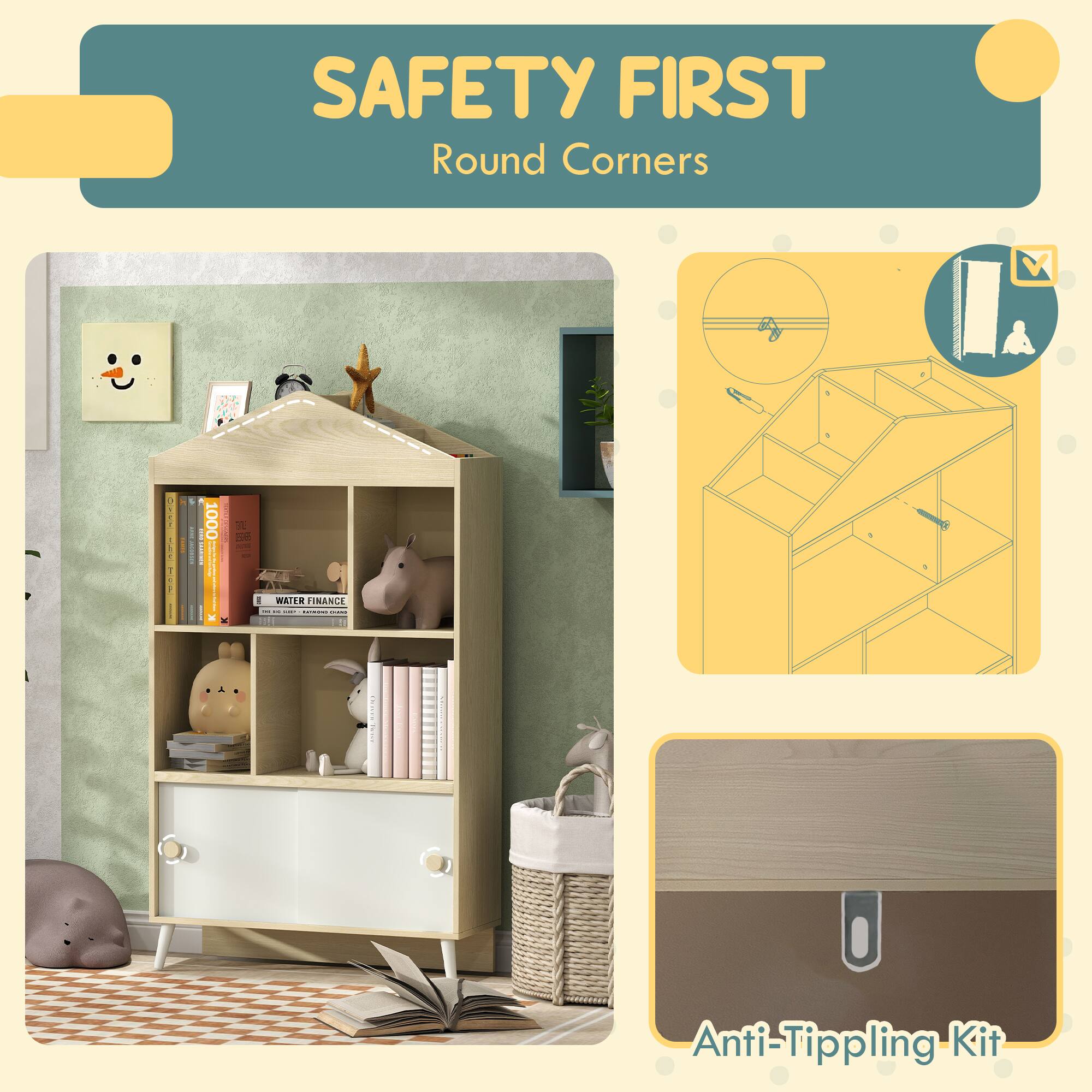 SAFETY FIRST  
Round Corners  

Anti-Tipping Kit