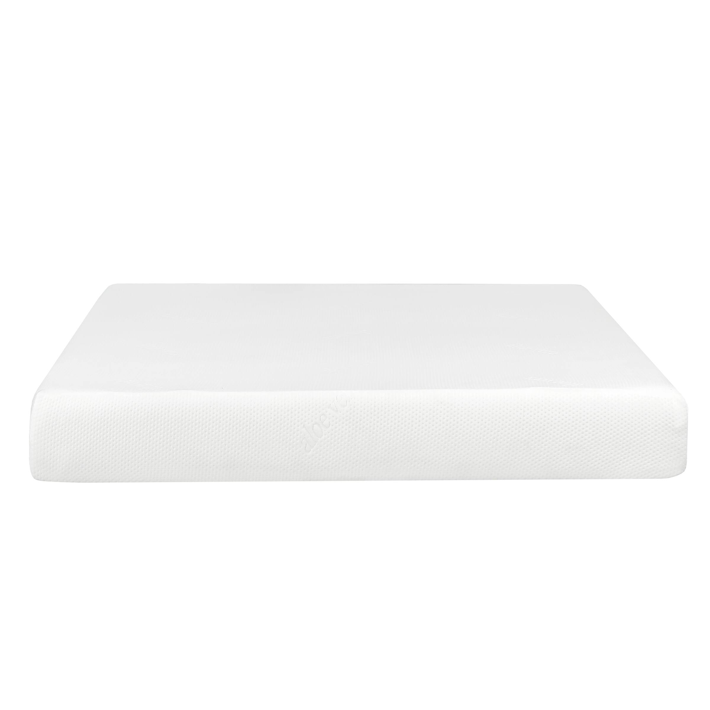 Alt View 3. Glintex - 8 Inch Twin Gel Memory Foam Mattress with Aloe Vera Cover and High-Density Foam Support - White.