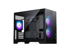 Front. Phanteks - Phanteks XT M3, Compact Micro-ATX Chassis, Mesh Front, Tempered Glass, 3x 120mm D-RGB Fans, Black - Black.
