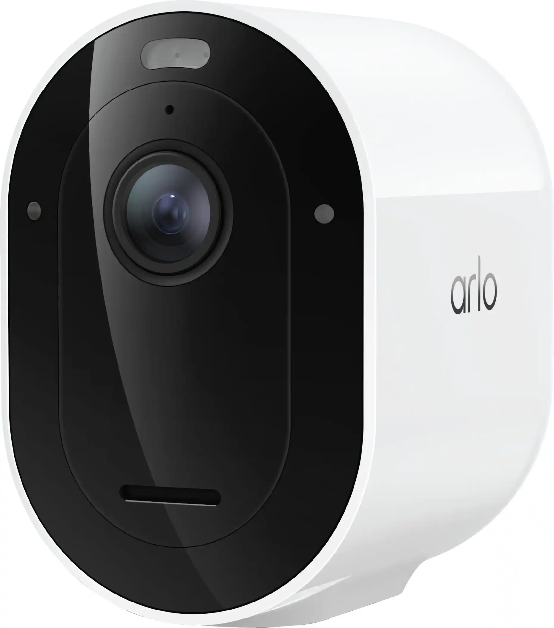 Front. Arlo - Pro Outdoor Security Camera 2K HDR (6th Gen, 2025 Release) - Wireless, Rechargeable Battery, 1-Cam - White.