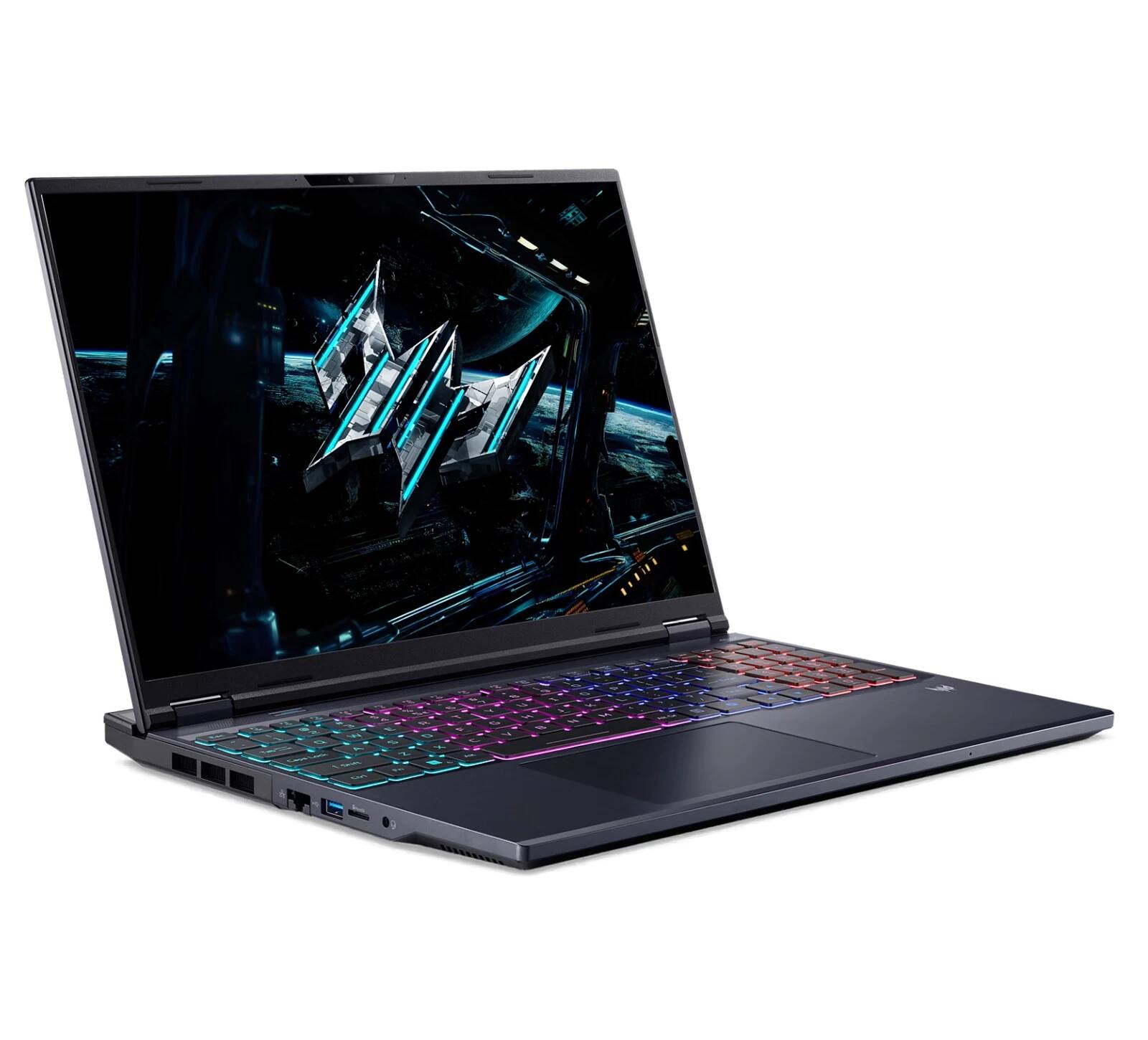Back. Acer - Predator Helios Neo 16 AI 16" Gaming Laptop WQXGA Intel Core Ultra 9 275HX 64GB 2TB SSD RTX 5070 Ti PHN16-73-95NT - Black.
