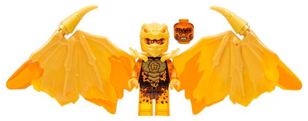 Angle. LEGO - LEGO NINJAGO Golden Dragon Cole paper bag 892304.