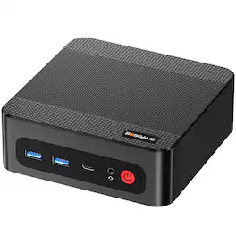 BOSGAME - P3 Plus, AMD Ryzen 7 7840HS, 16GB DDR5 RAM& 1TB SSD, Dual Gigabit LAN Mini Computer, Windows 11 Pro Pre-instal