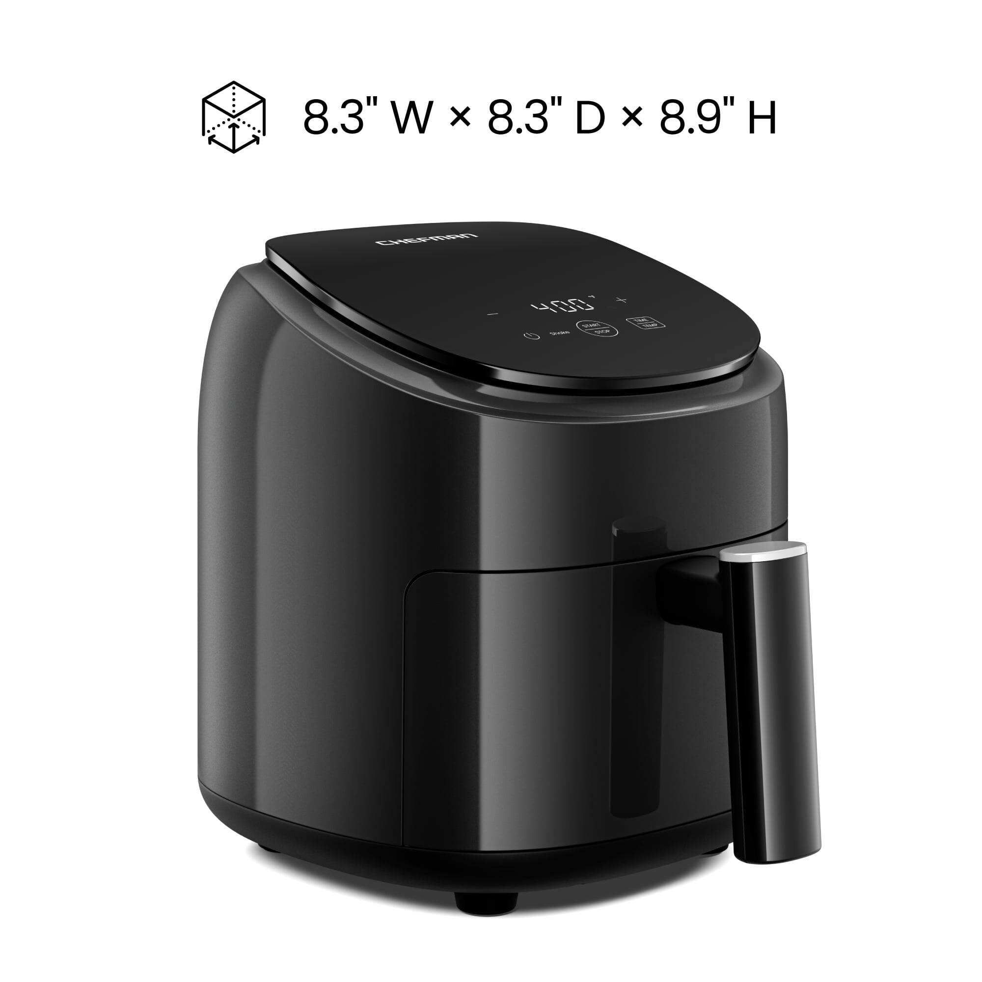 8.3" W x 8.3" D x 8.9" H