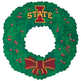 Fan Creations - Iowa State Cyclones 16'' Team Wreath Sign - Green
