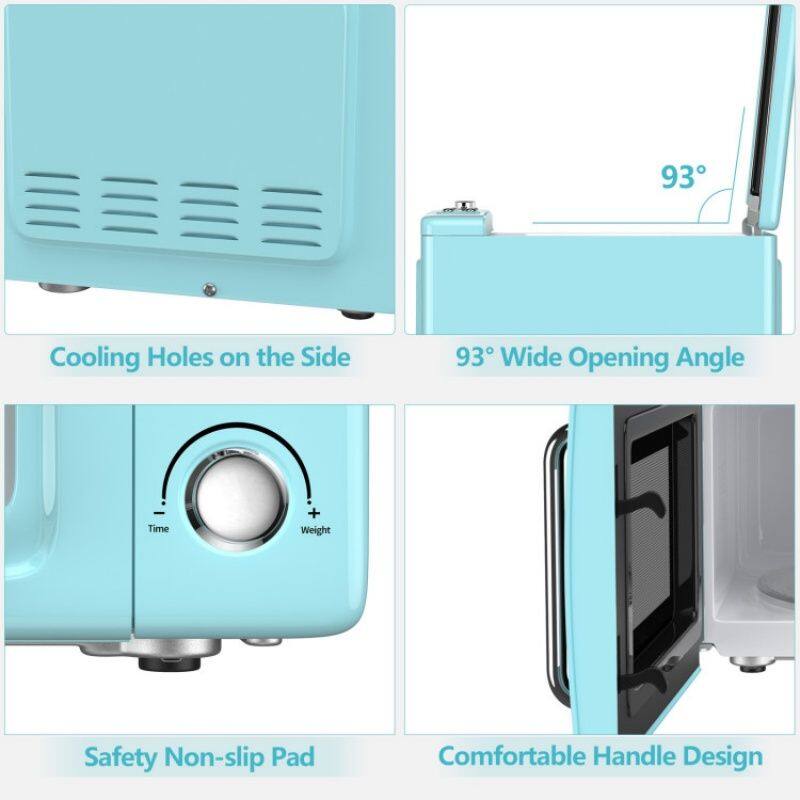 - Cooling Holes on the Side
- 93° Wide Opening Angle
- Safety Non-slip Pad
- Comfortable Handle Design