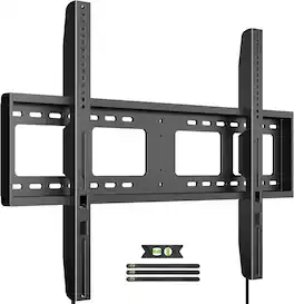 FINEAK - Heavy Duty Fixed TV Wall Mount for 65-100 Inch TVs - Black 65-100 inch