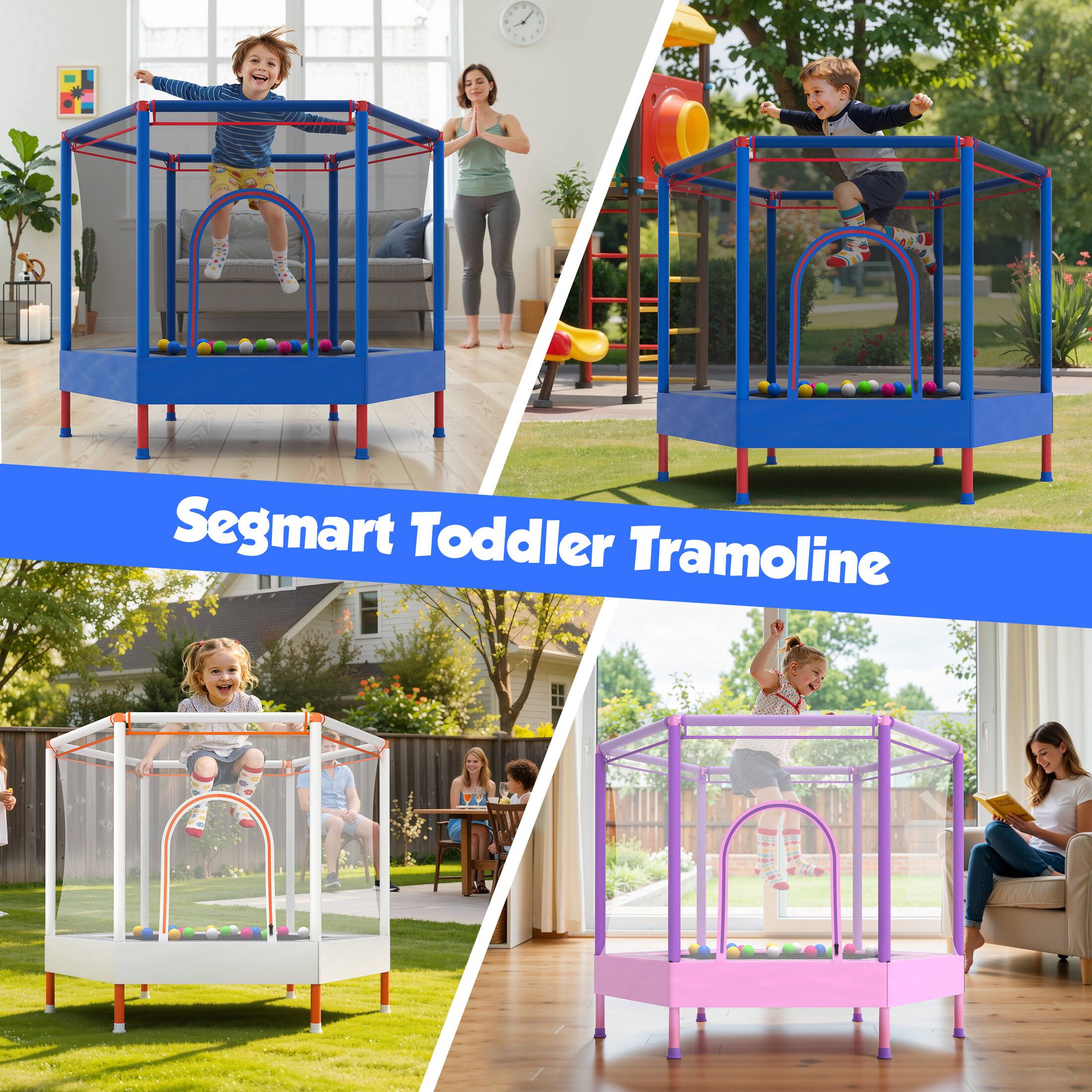 Segmart Toddler Trampoline