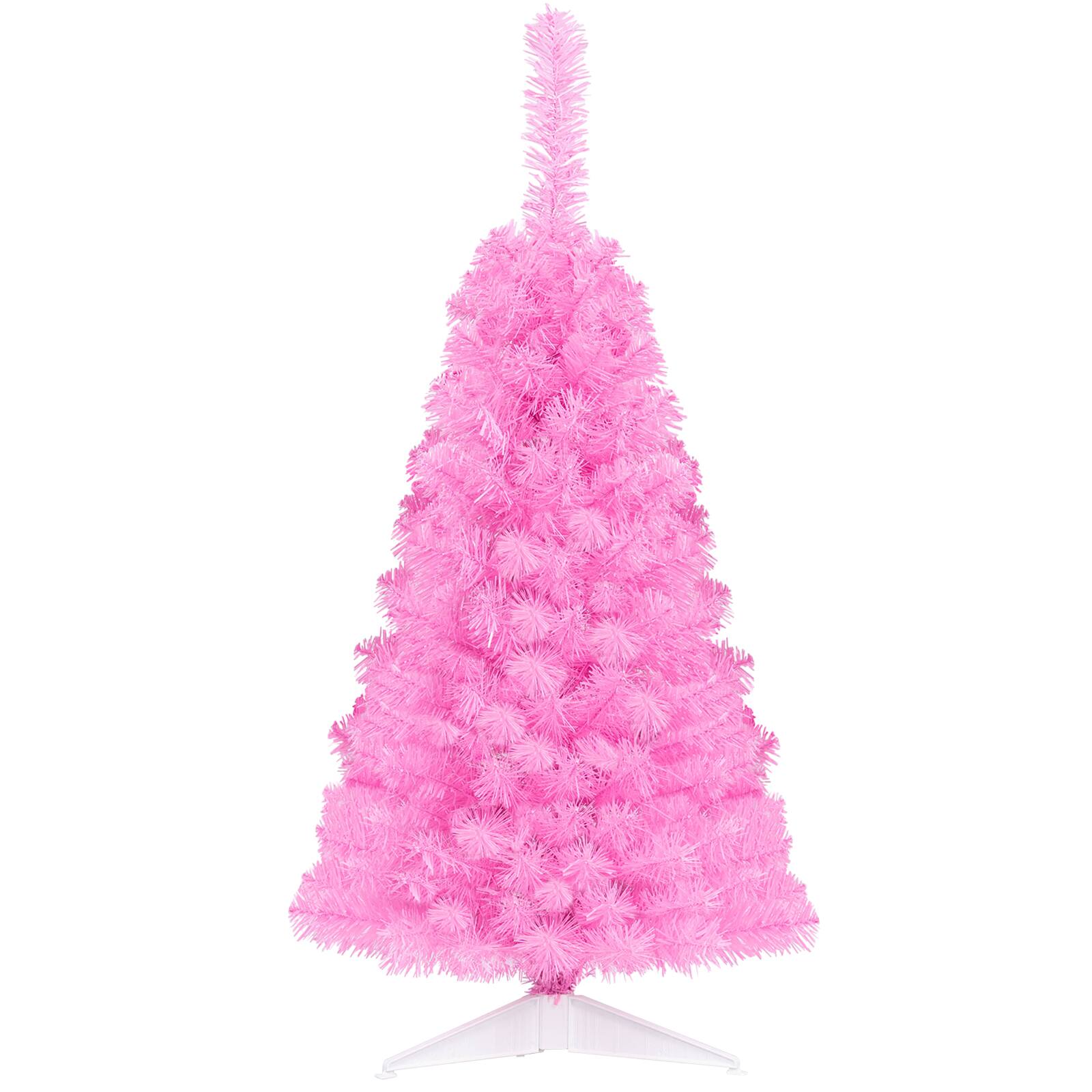 Alt View 1. Gymax - Gymax 3 FT Artificial Christmas Tree Small Mini Tabletop Xmas Tree Pink - Pink.