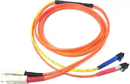 C2G - Refurbished Excellent - 7115766 Fiber Optic Network Cable - 7 FT - LC / SC - 62.5/125 - RoHS Riser 3.0 - Orange