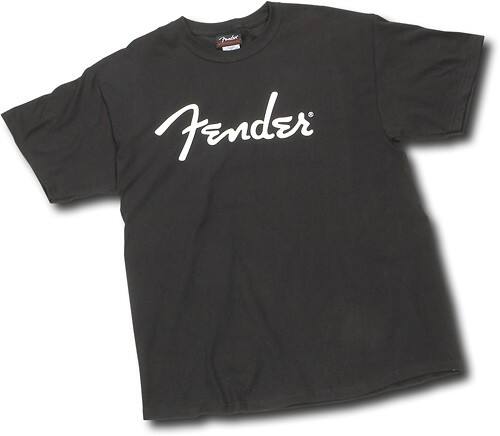 Front Standard. Fender® - Men's T-Shirt (Small) - Black.