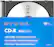 Front. Dynex™ - 10-Pack 52x CD-R Discs with Jewel Cases - Silver.
