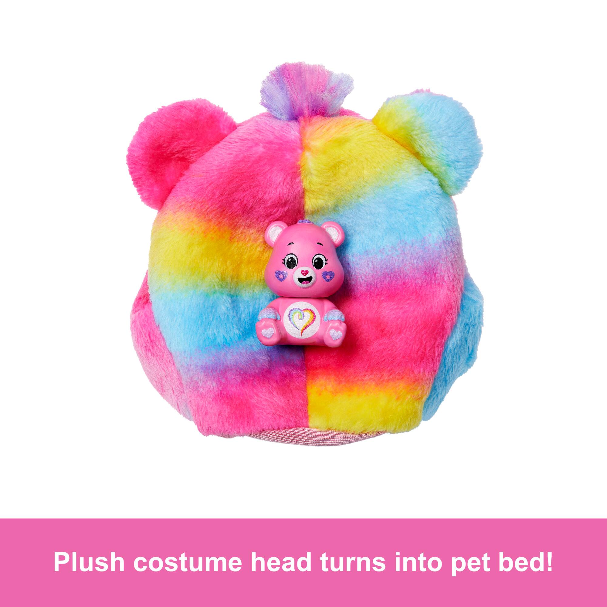 Plush costume head turns into pet bed!