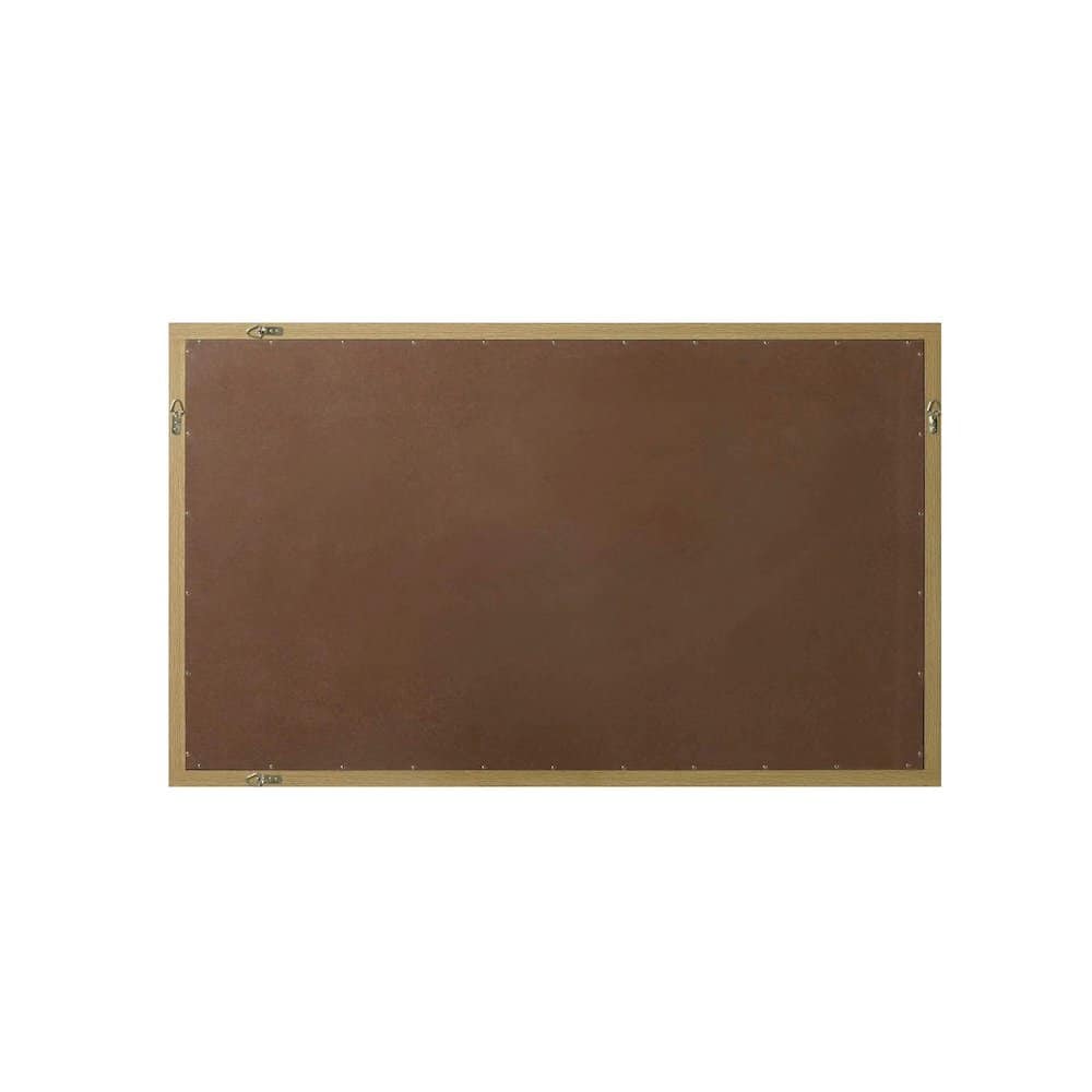 Elegant Kitchen and Bath - Noah Wooden Rectangle Mirror 60 x 36 - Honey Brown price history on PriceWatchPro
