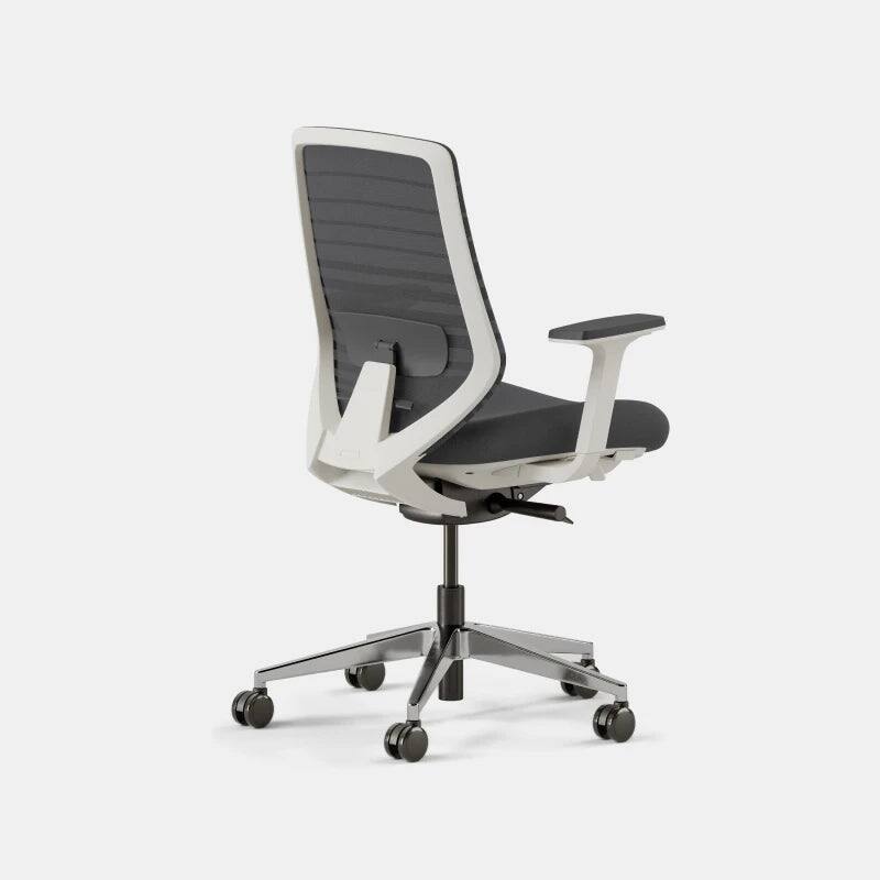 Left. Branch Furniture - Branch Ergonomic Chair – Adjustable Office Chair for All-Day Comfort with Lumbar Support and Recycled Mesh Back - Graphite.