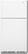 Front Standard. Whirlpool - 21.1 Cu. Ft. Top-Mount Refrigerator - White.