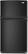 Front Standard. Whirlpool - 21.8 Cu. Ft. Top-Mount Refrigerator - Black-on-Black.