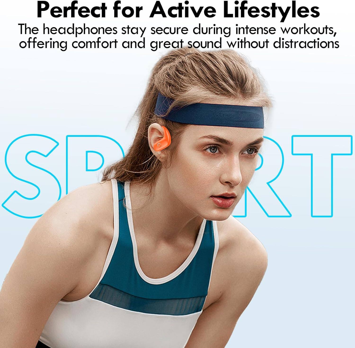 Perfect for Active Lifestyles

The headphones stay secure during intense workouts, offering comfort and great sound without distractions