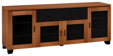 Salamander Designs - Chameleon Elba A/V Cabinet for Flat-Panel TVs Up to 83" - Cherry - Front_Zoom