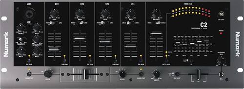 Front Standard. Numark - 4-Channel Rack Mixer.