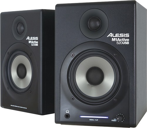  Alesis - Nearfield 5&quot; Studio Monitor Speakers (Pair) - Black